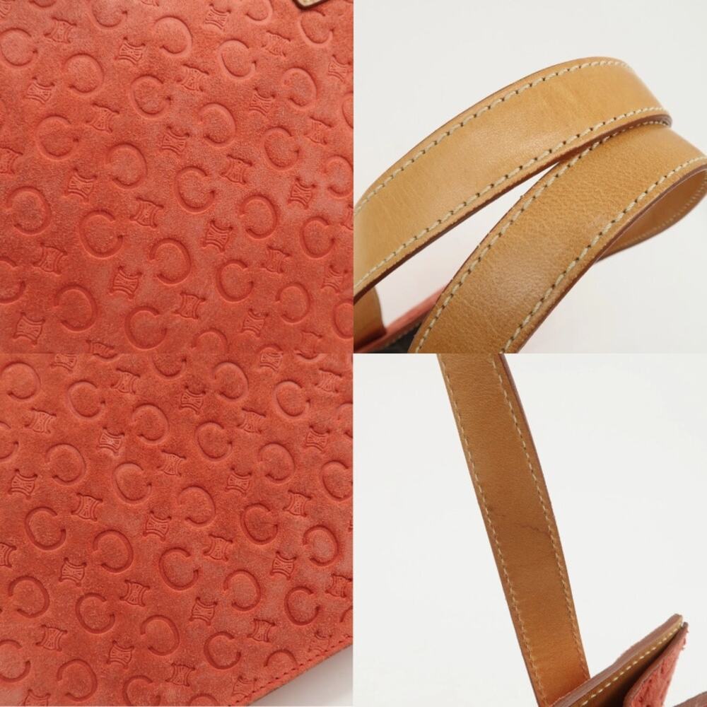 💎✨Beautiful✨💎Authentic CELINE C Macadam Suede Leather Tote Bag Hand Bag - Picture 7 of 16
